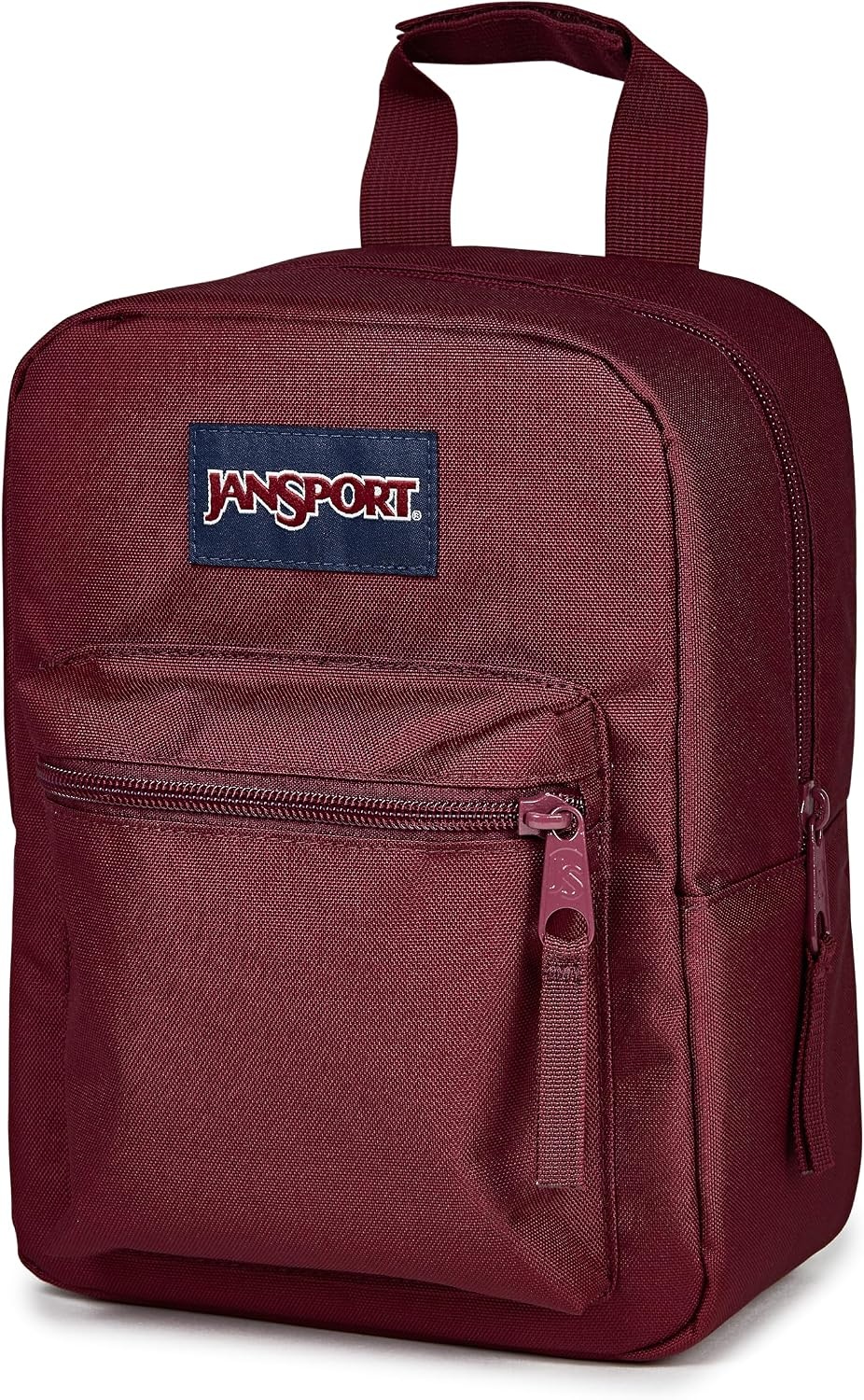 image:imageJanSport Big Break Insulated Lunch Bag Small SoftSided Cooler Ideal for Class Work or Meal Prep Emerald PoolCherry Lacquer