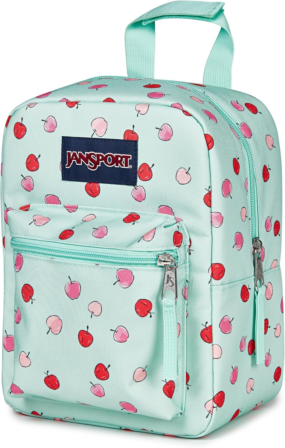 image:imageJanSport Big Break Insulated Lunch Bag Small SoftSided Cooler Ideal for Class Work or Meal Prep Pastel LilacApple Orchard Magic MintPinkRed