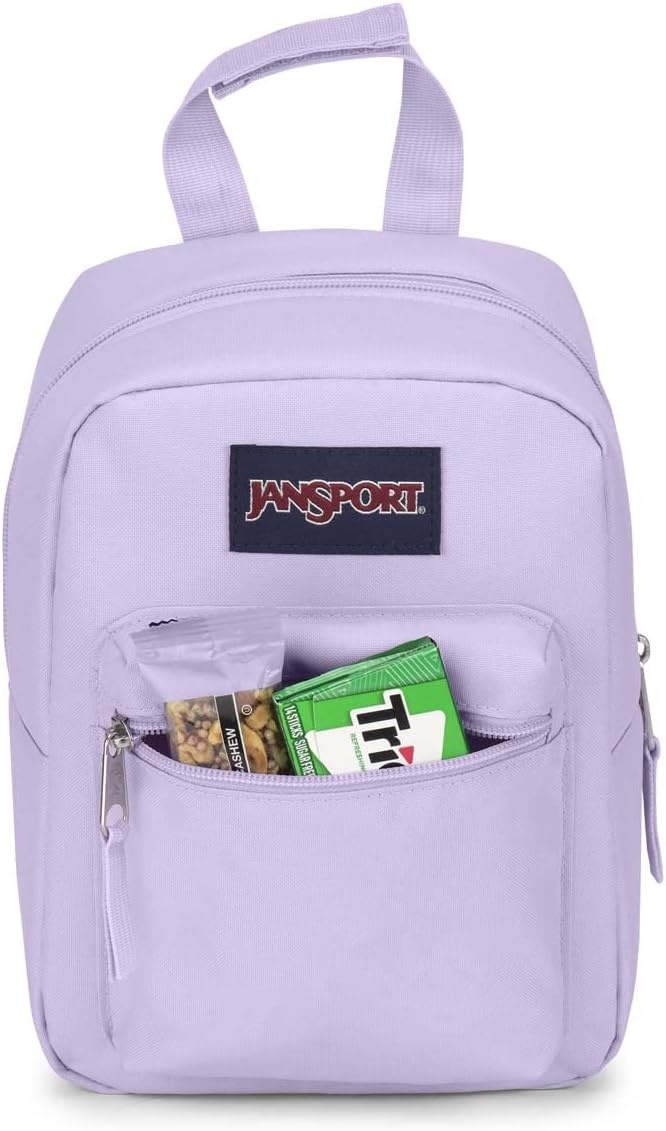 image:imageJanSport Big Break Insulated Lunch Bag Small SoftSided Cooler Ideal for Class Work or Meal Prep Pastel LilacPastel Lilac