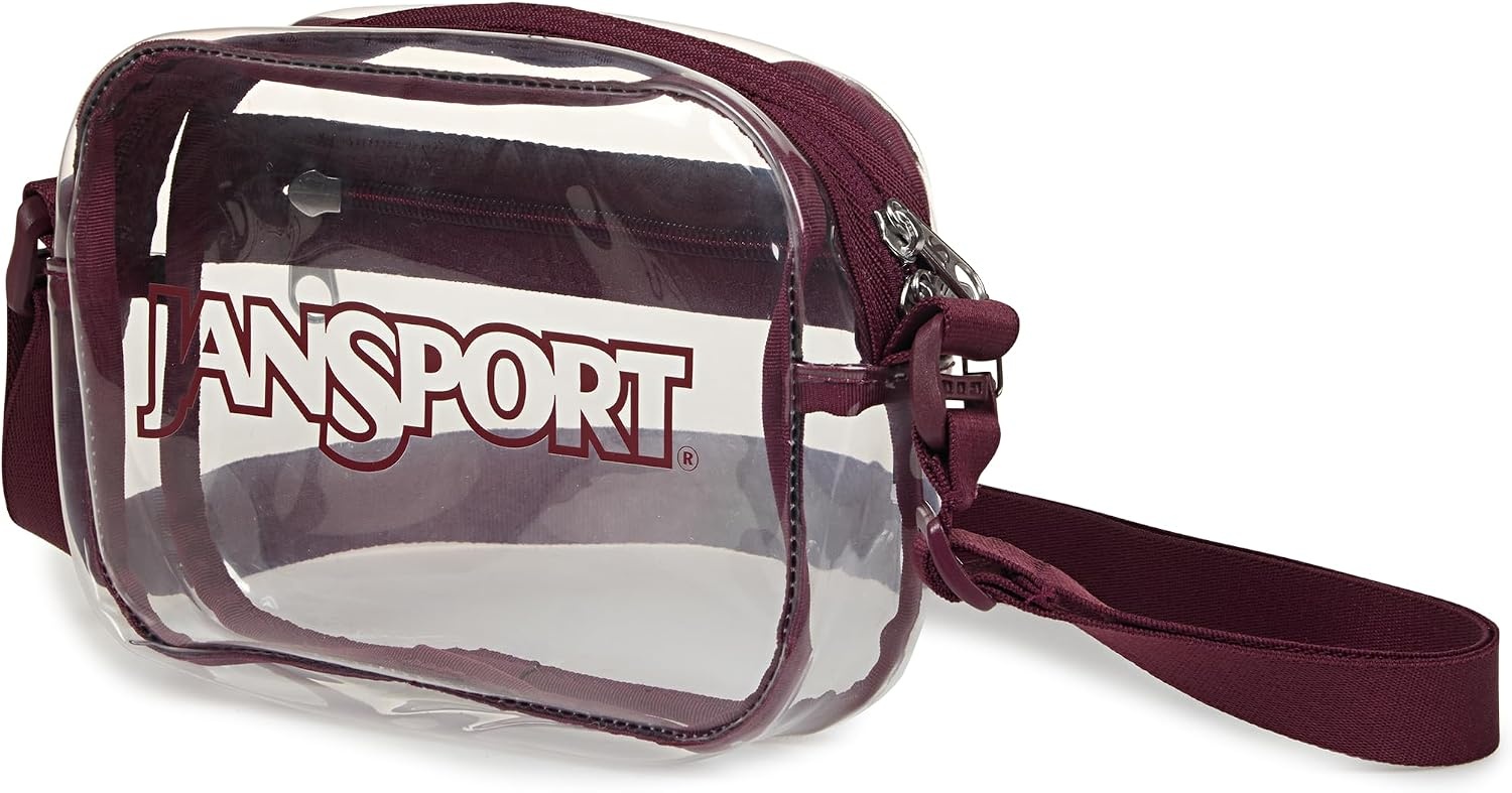 image:imageJanSport Clear Crossbody Cherry Lacquer