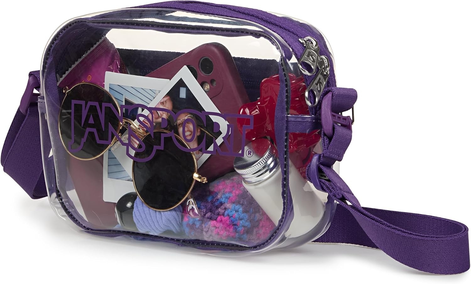 image:imageJanSport Clear Crossbody Grape Jelly