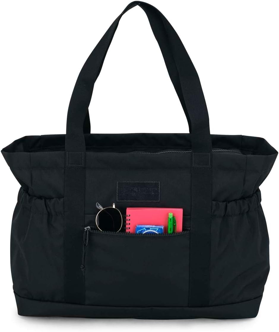 image:imageJanSport Everyday Large Tote Spacious Tote Bag with Padded 15Inch Laptop Sleeve Zippered CompartmentsBlack