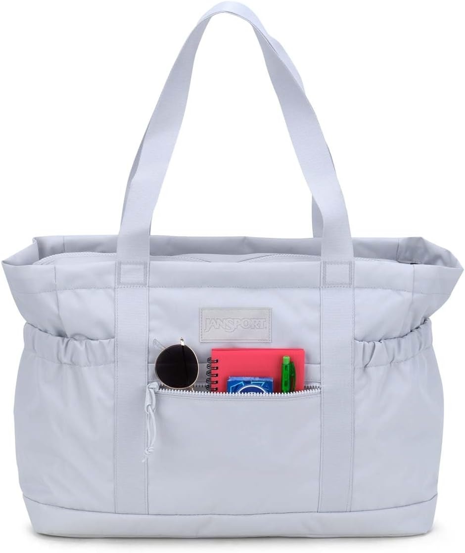 image:imageJanSport Everyday Large Tote Spacious Tote Bag with Padded 15Inch Laptop Sleeve Zippered CompartmentsOyster Mushroom