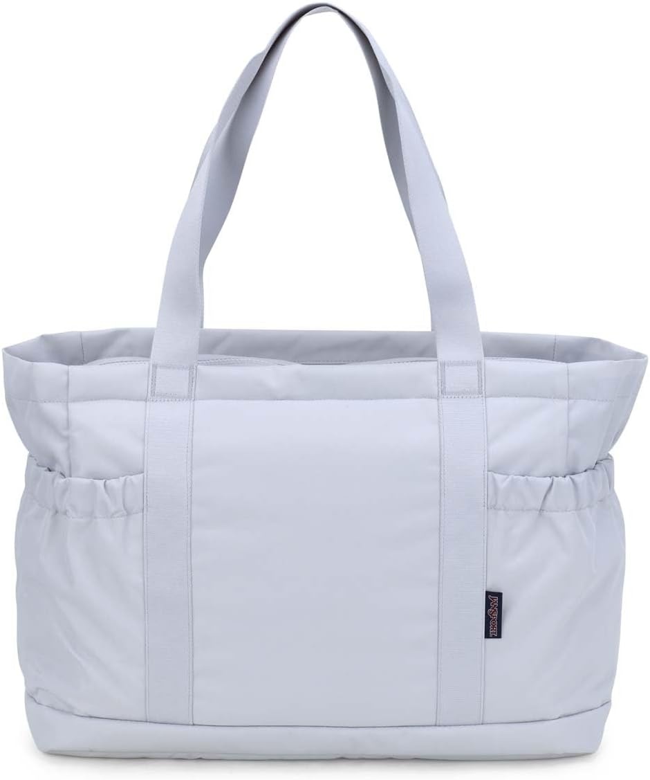 image:imageJanSport Everyday Large Tote Spacious Tote Bag with Padded 15Inch Laptop Sleeve Zippered CompartmentsOyster Mushroom