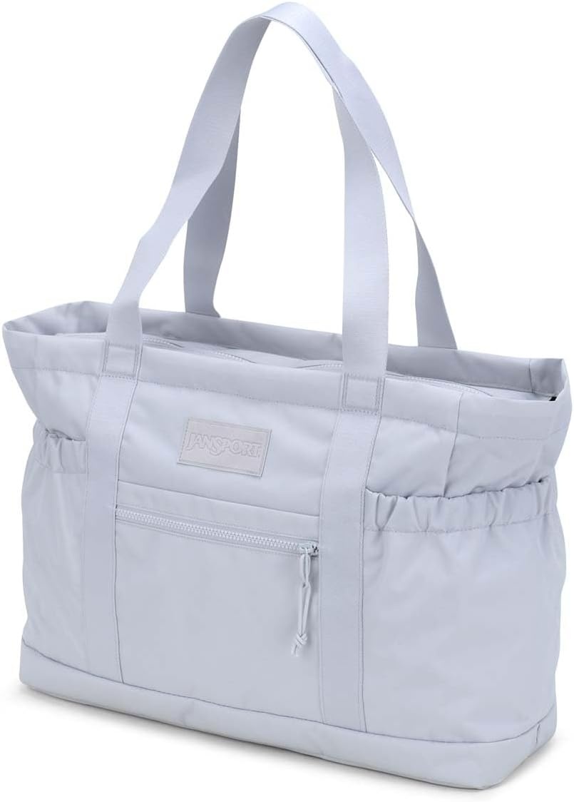 image:imageJanSport Everyday Large Tote Spacious Tote Bag with Padded 15Inch Laptop Sleeve Zippered CompartmentsOyster Mushroom