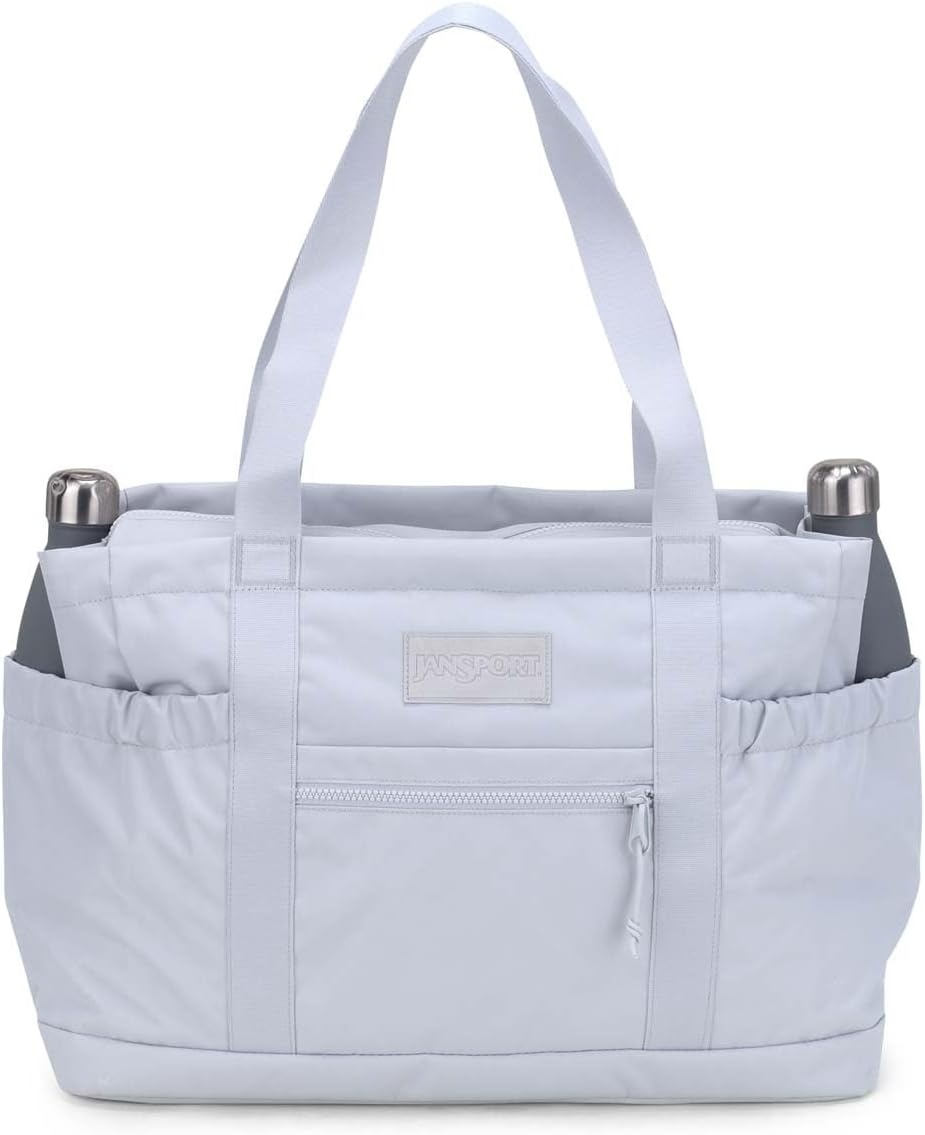 image:imageJanSport Everyday Large Tote Spacious Tote Bag with Padded 15Inch Laptop Sleeve Zippered CompartmentsOyster Mushroom