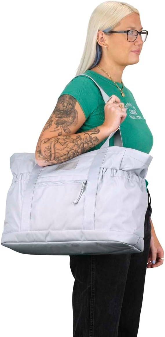 image:imageJanSport Everyday Large Tote Spacious Tote Bag with Padded 15Inch Laptop Sleeve Zippered CompartmentsOyster Mushroom