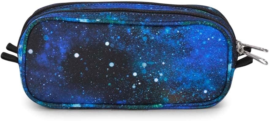 image:imageJanSport Large Accessory Pouch Secure Storage Space for Pens Power Cords Pencil Case Ideal For Everyday Essentials 13LCyberspace Galaxy