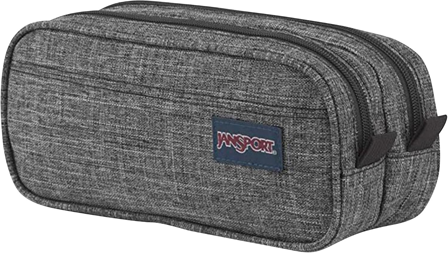 image:imageJanSport Large Accessory Pouch Secure Storage Space for Pens Power Cords Pencil Case Ideal For Everyday Essentials 13LGrey Letterman Poly