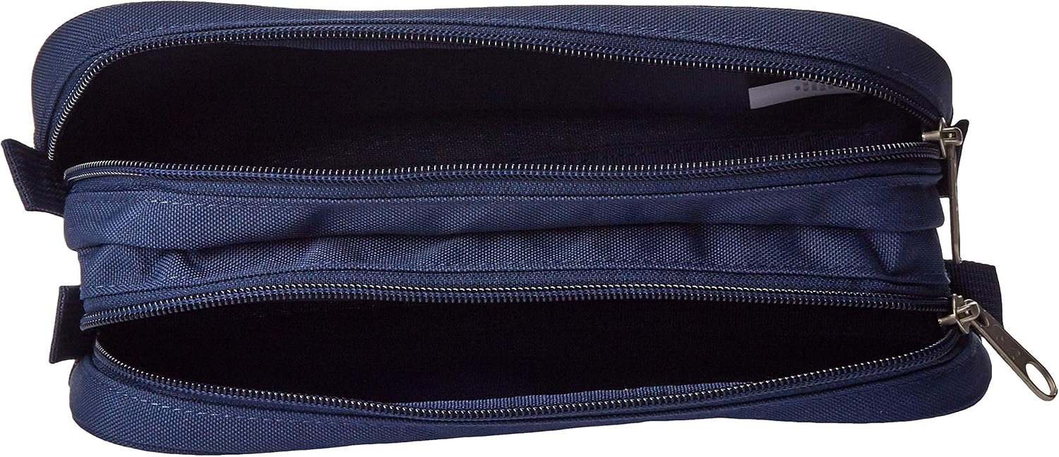 image:imageJanSport Large Accessory Pouch Secure Storage Space for Pens Power Cords Pencil Case Ideal For Everyday Essentials 13LNavy