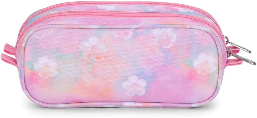 image:imageJanSport Large Accessory Pouch Secure Storage Space for Pens Power Cords Pencil Case Ideal For Everyday Essentials 13LNeon Daisy