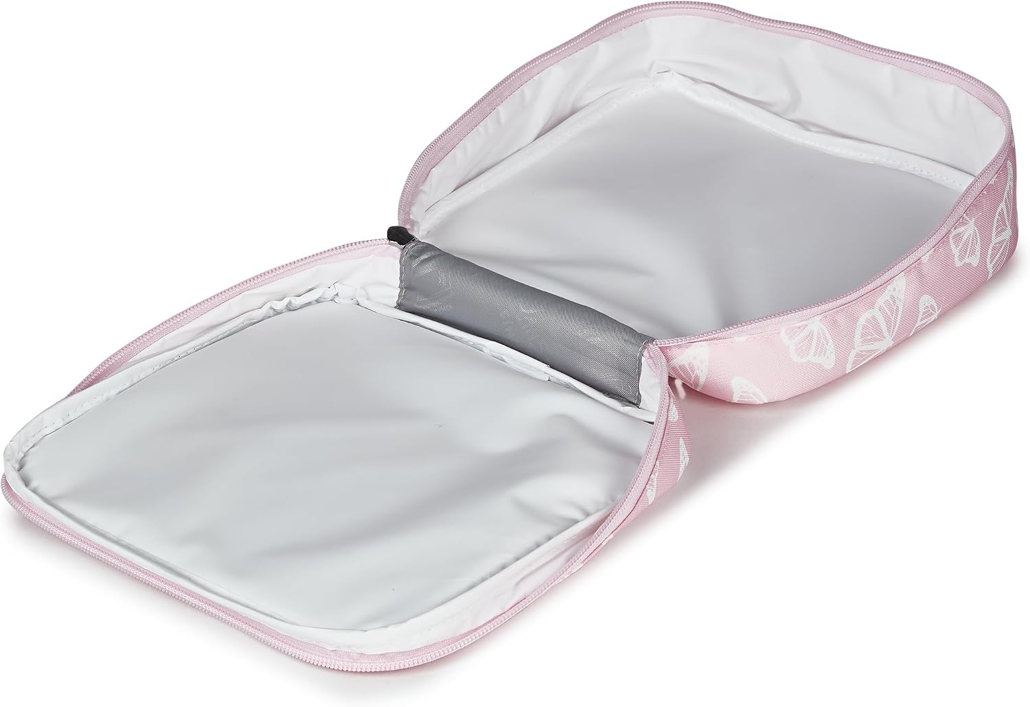image:imageJanSport Lunch Break Insulated Cooler Bag Leakproof Picnic Tote Apple OrchardFlutter By Pink IceWhitePink Ice