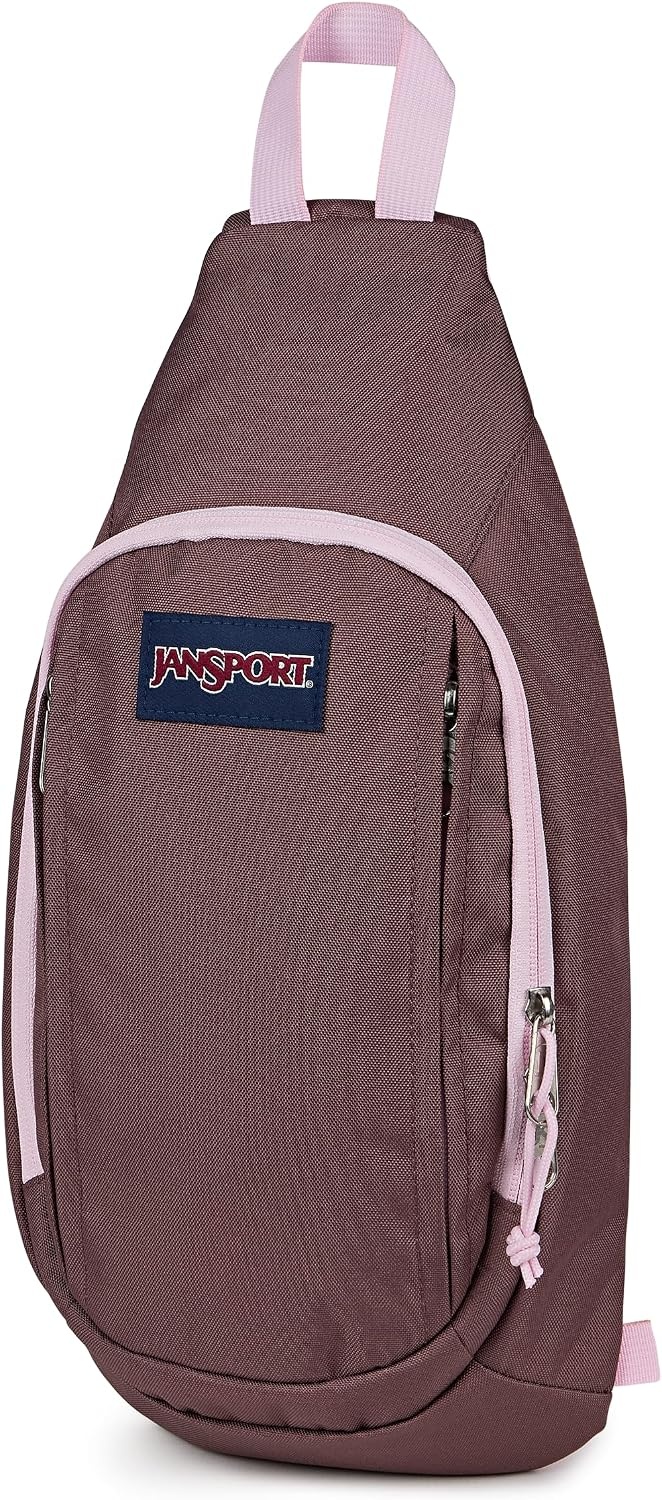 image:imageJanSport Move SlingColor Blocked Mahogany HazePink Ice