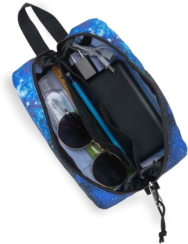 image:imageJanSport Perfect Pouch Accordion Opening Single Compartment with 3 Dividers Small Internal PocketCyberspace Galaxy