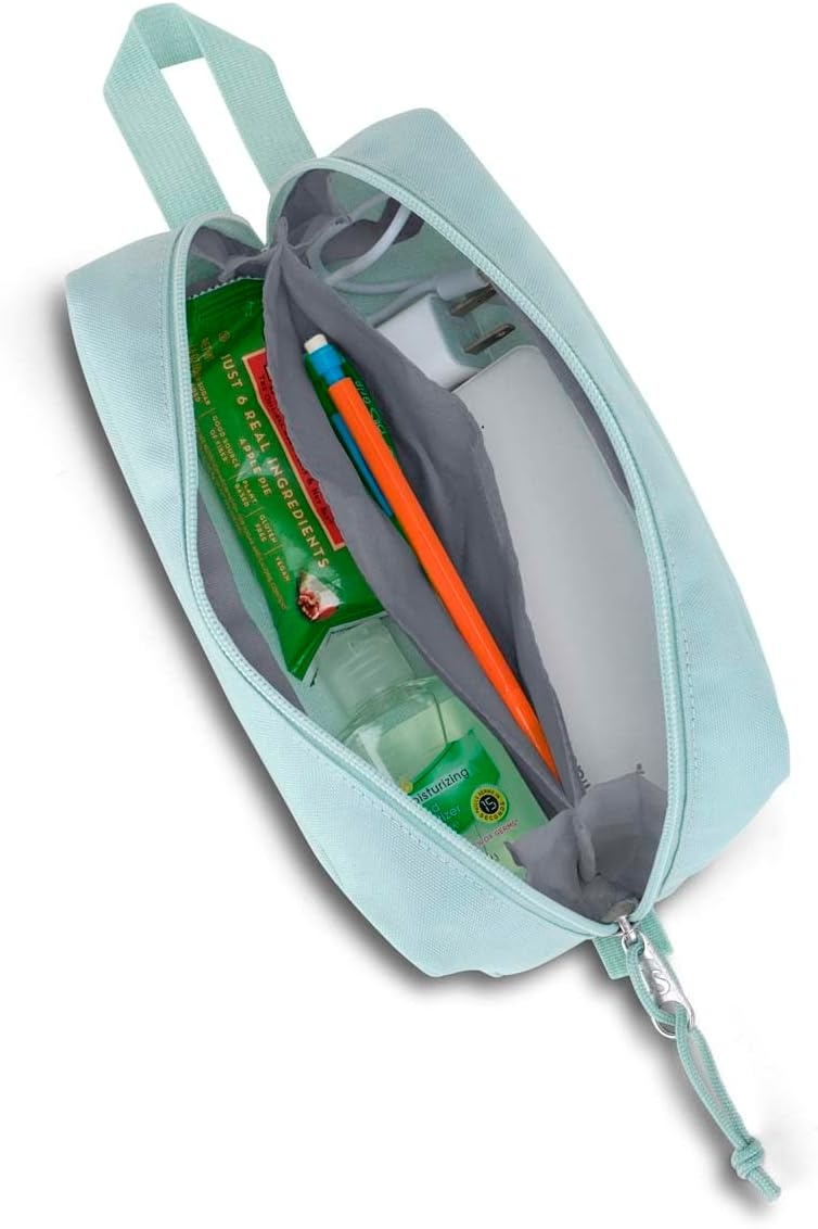 image:imageJanSport Perfect Pouch Accordion Opening Single Compartment with 3 Dividers Small Internal PocketFresh Mint
