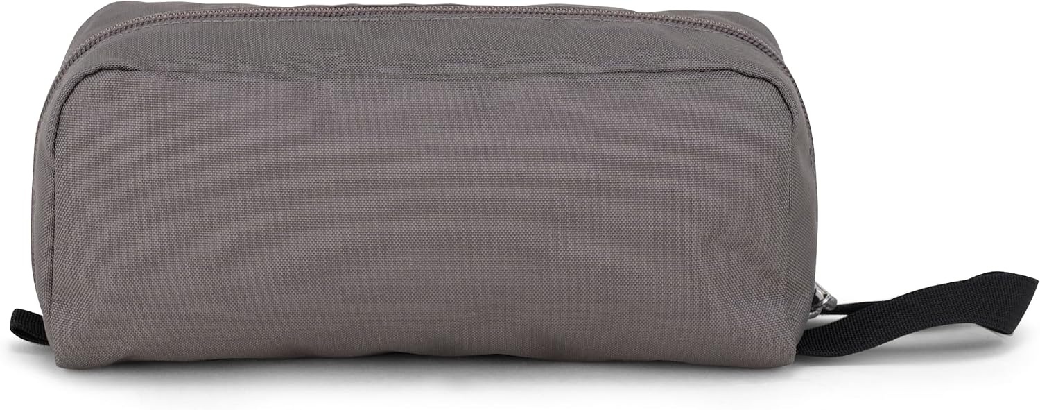 image:imageJanSport Perfect Pouch Accordion Opening Single Compartment with 3 Dividers Small Internal PocketGraphite Grey