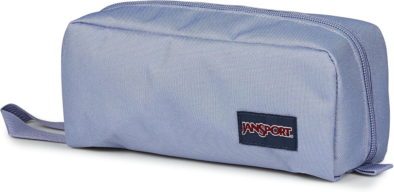 image:imageJanSport Perfect Pouch Accordion Opening Single Compartment with 3 Dividers Small Internal PocketLavender Ash