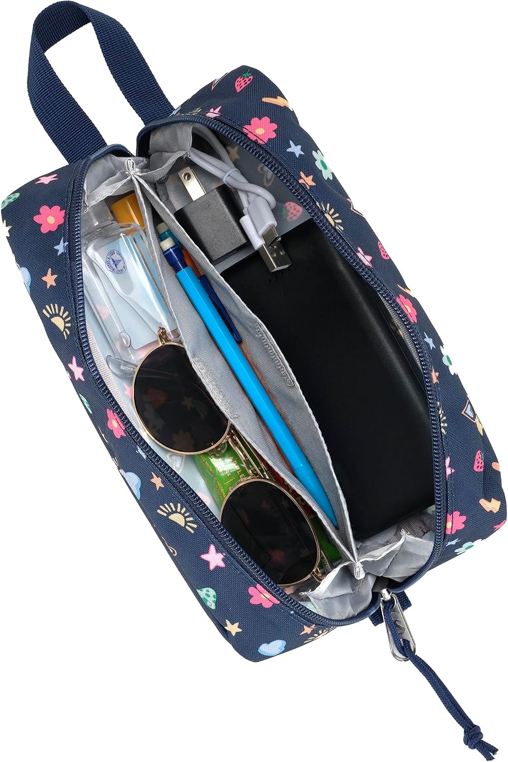 image:imageJanSport Perfect Pouch Accordion Opening Single Compartment with 3 Dividers Small Internal PocketSlice Of Fun