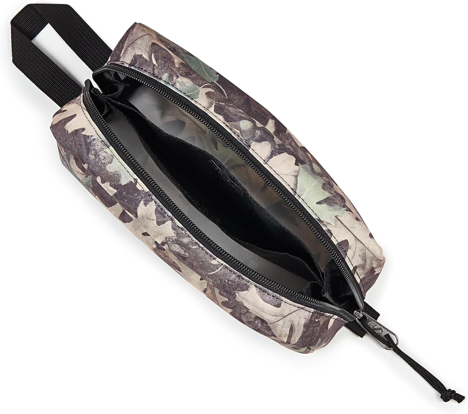 image:imageJanSport Perfect Pouch Accordion Opening Single Compartment with 3 Dividers Small Internal PocketWoodland Camo GreenGreyCharcoal