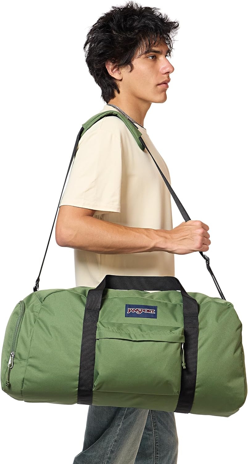 image:imageJanSport Weekender Mini Duffel Travel or Gym BagCargo Green