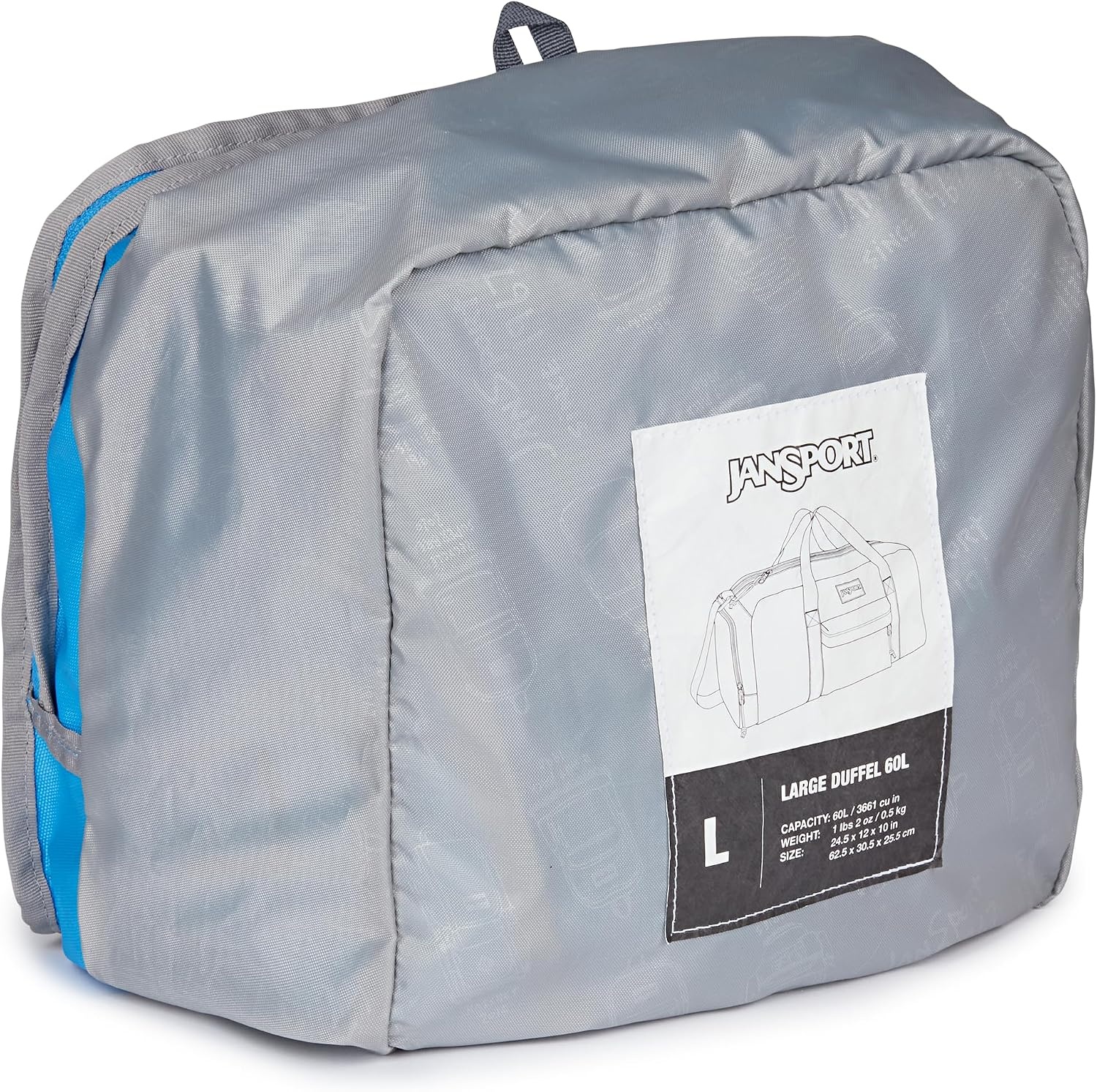 image:imageJanSport Weekender Mini Duffel Travel or Gym BagElectric Azul