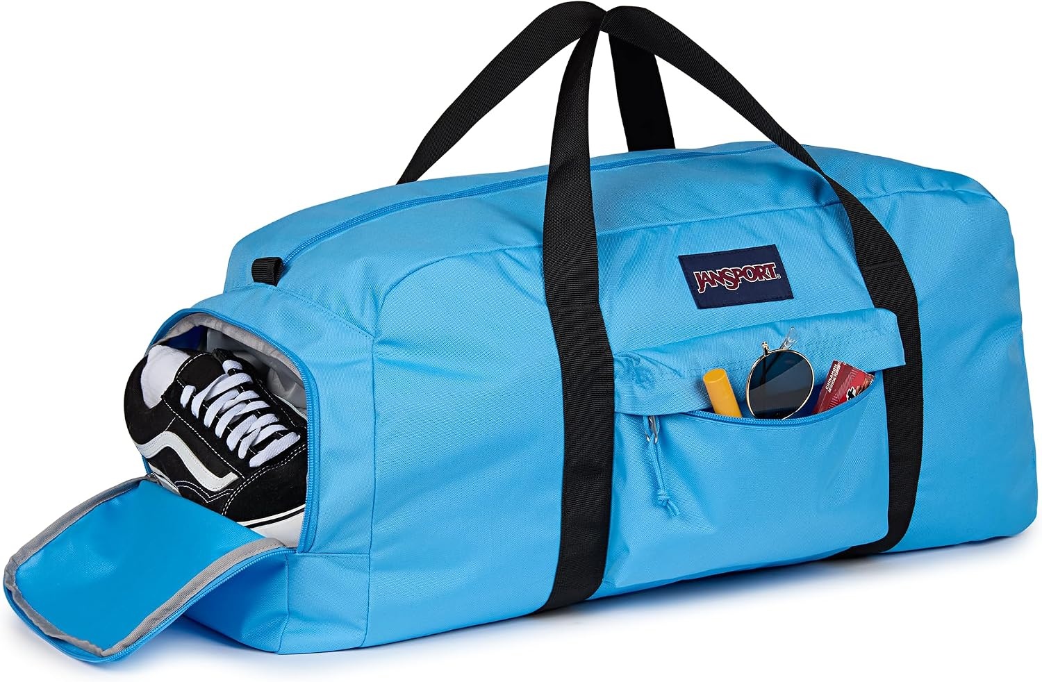 image:imageJanSport Weekender Mini Duffel Travel or Gym BagElectric Azul