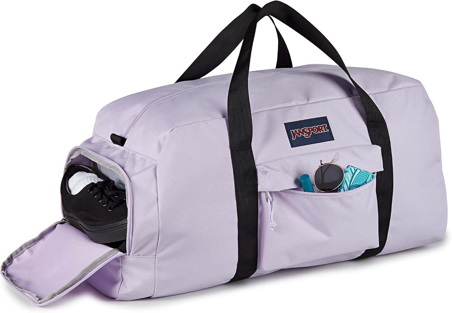image:imageJanSport Weekender Mini Duffel Travel or Gym BagPastel Lilac