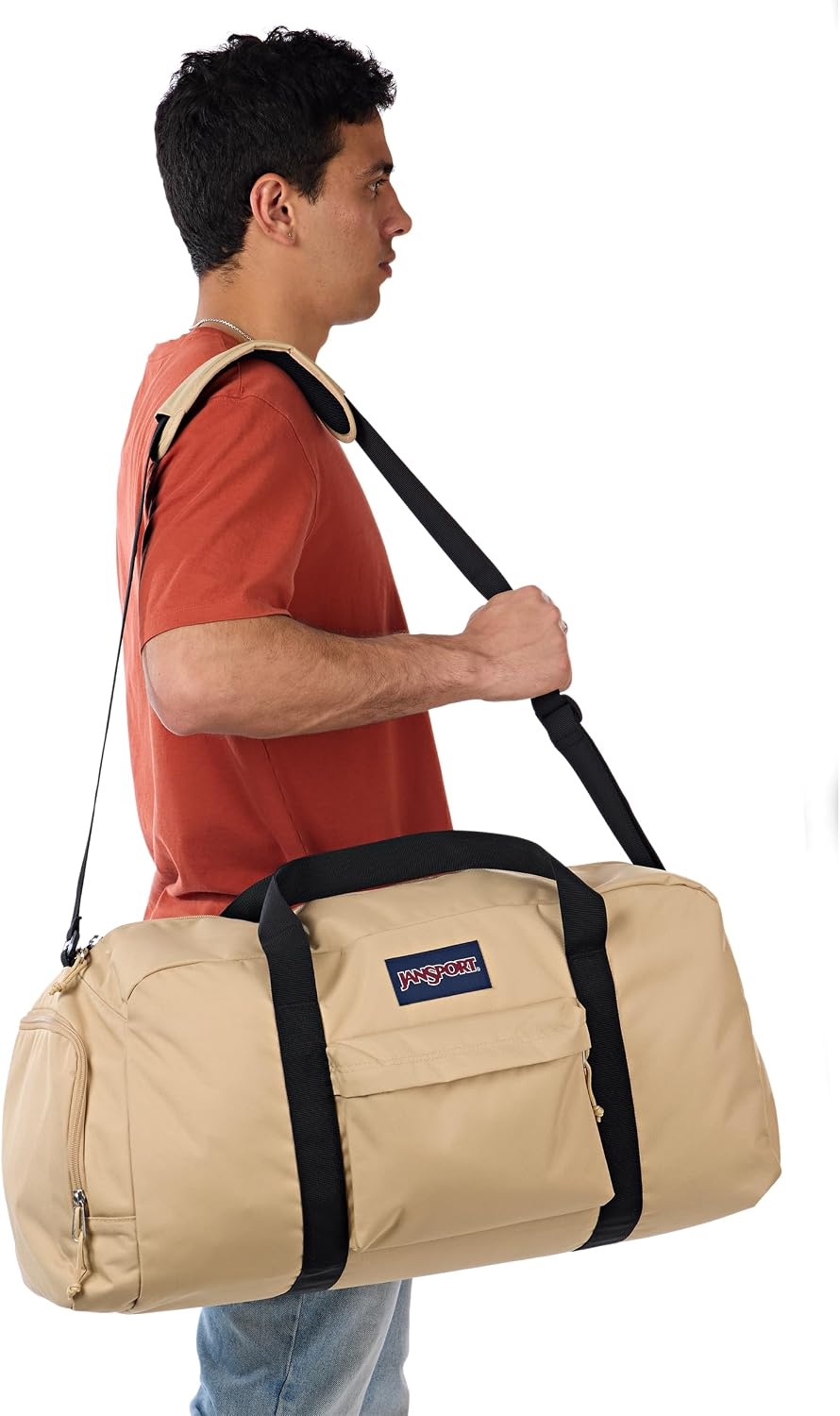 image:imageJanSport Weekender Mini Duffel Travel or Gym BagTravertine