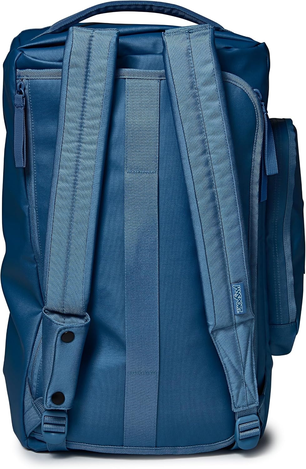 image:imageJansport Good Latitude 40L Convertible Duffel Backpack Water Resistant 16 Inch Laptop Sleeve Luggage Trolley Weekender Travel Bag Smokey GritElemental Blue