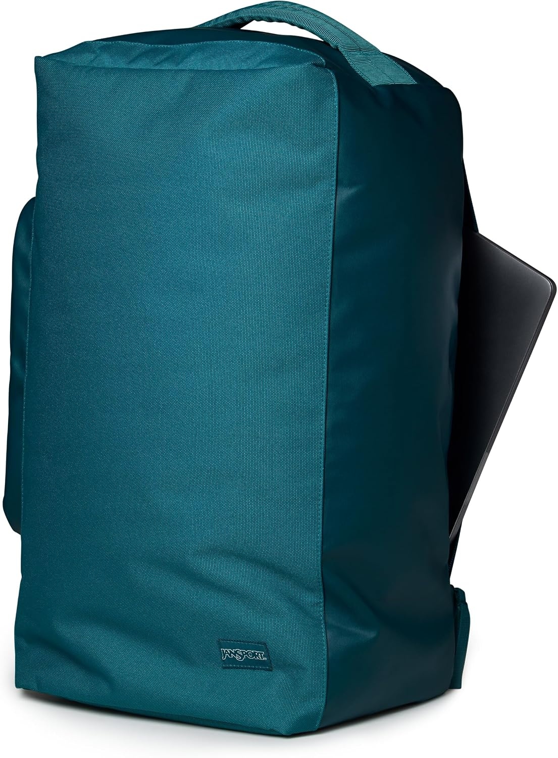 image:imageJansport Good Latitude 40L Convertible Duffel Backpack Water Resistant 16 Inch Laptop Sleeve Luggage Trolley Weekender Travel Bag Smokey GritEmerald Pool