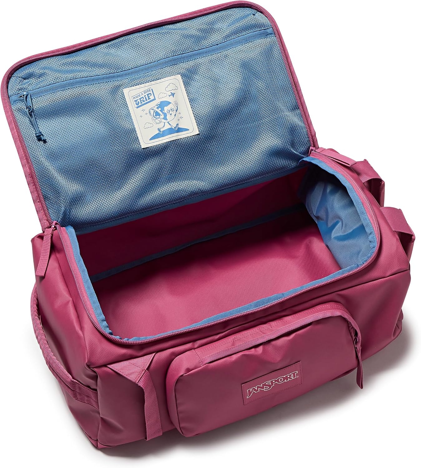 image:imageJansport Good Latitude 40L Convertible Duffel Backpack Water Resistant 16 Inch Laptop Sleeve Luggage Trolley Weekender Travel Bag Smokey GritMauve Haze