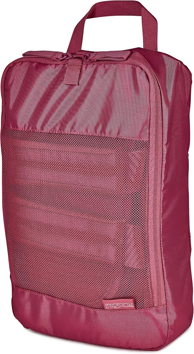 image:imageJansport Good Latitude 40L Convertible Duffel Backpack Water Resistant 16 Inch Laptop Sleeve Luggage Trolley Weekender Travel Bag Smokey GritMauve Haze