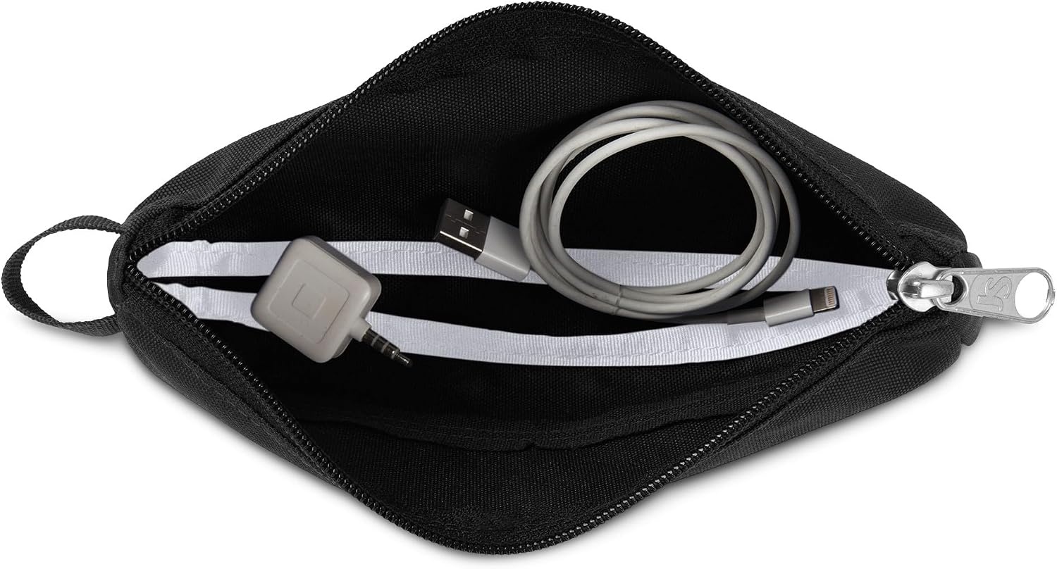image:imageJansport JS00T49C69G Large Accessory Pouch Battery Cord Storage Blackberry MousseBlack