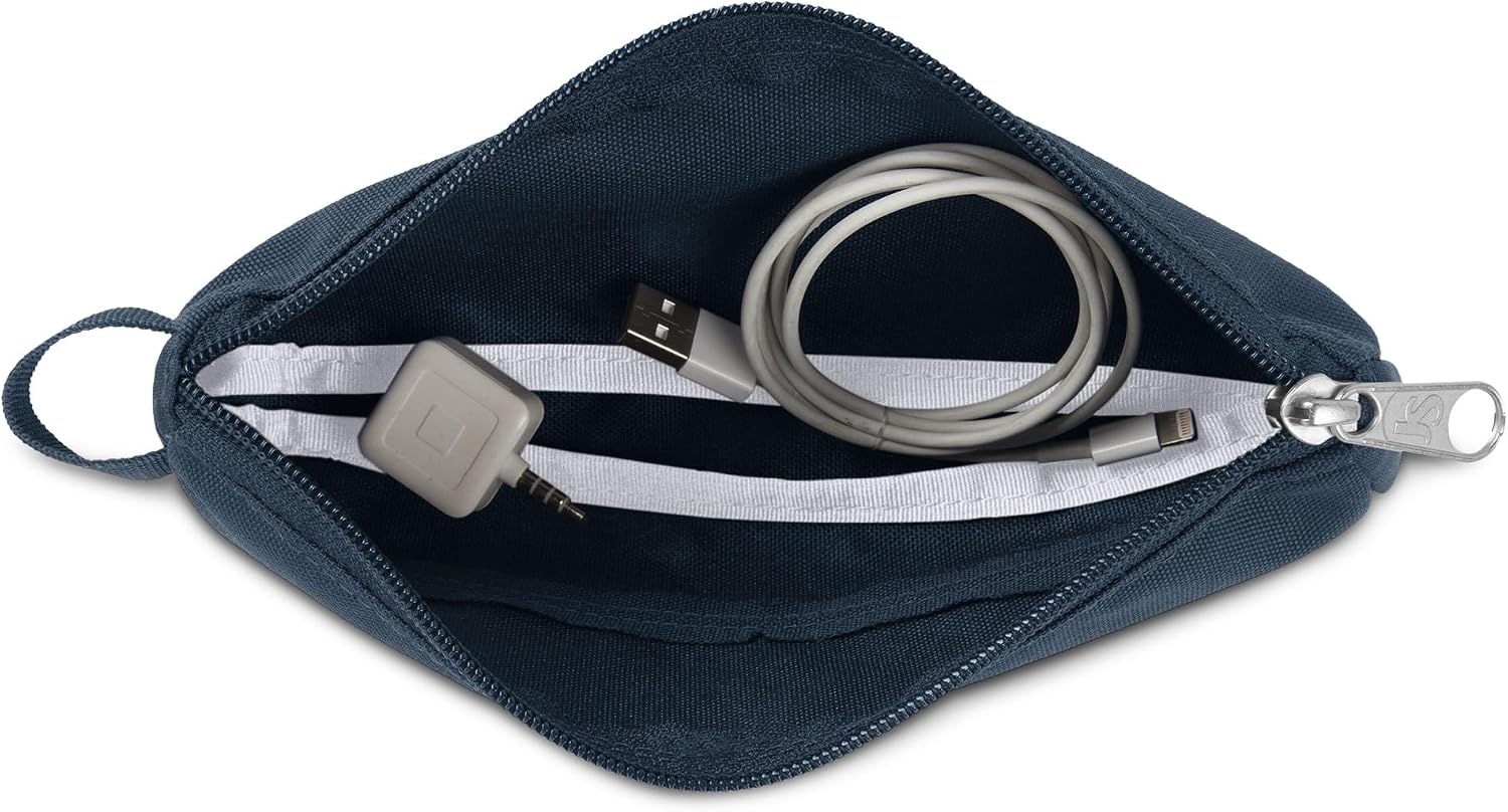 image:imageJansport JS00T49C69G Large Accessory Pouch Battery Cord Storage Blackberry MousseNavy