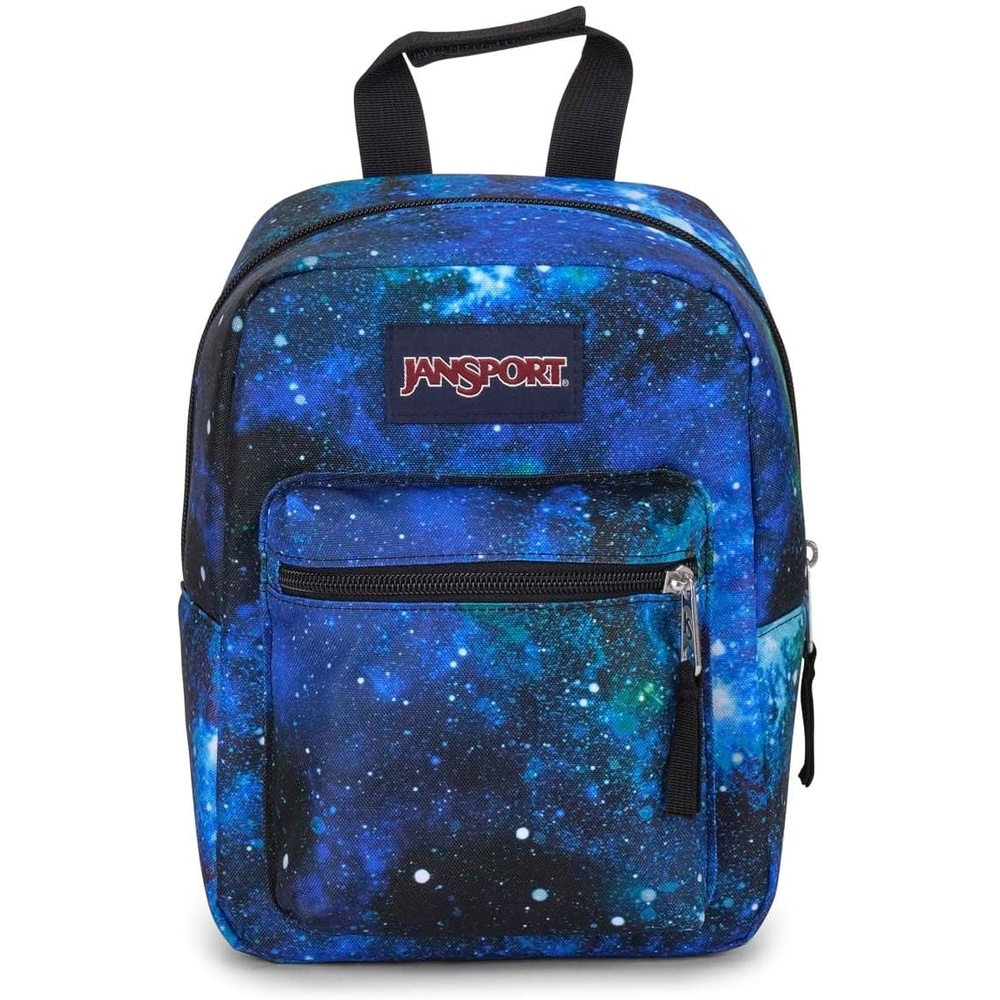 image:imageJanSport Big Break Insulated Lunch Bag Small SoftSided Cooler Ideal for Class Work or Meal Prep Emerald PoolCyberspace Galaxy