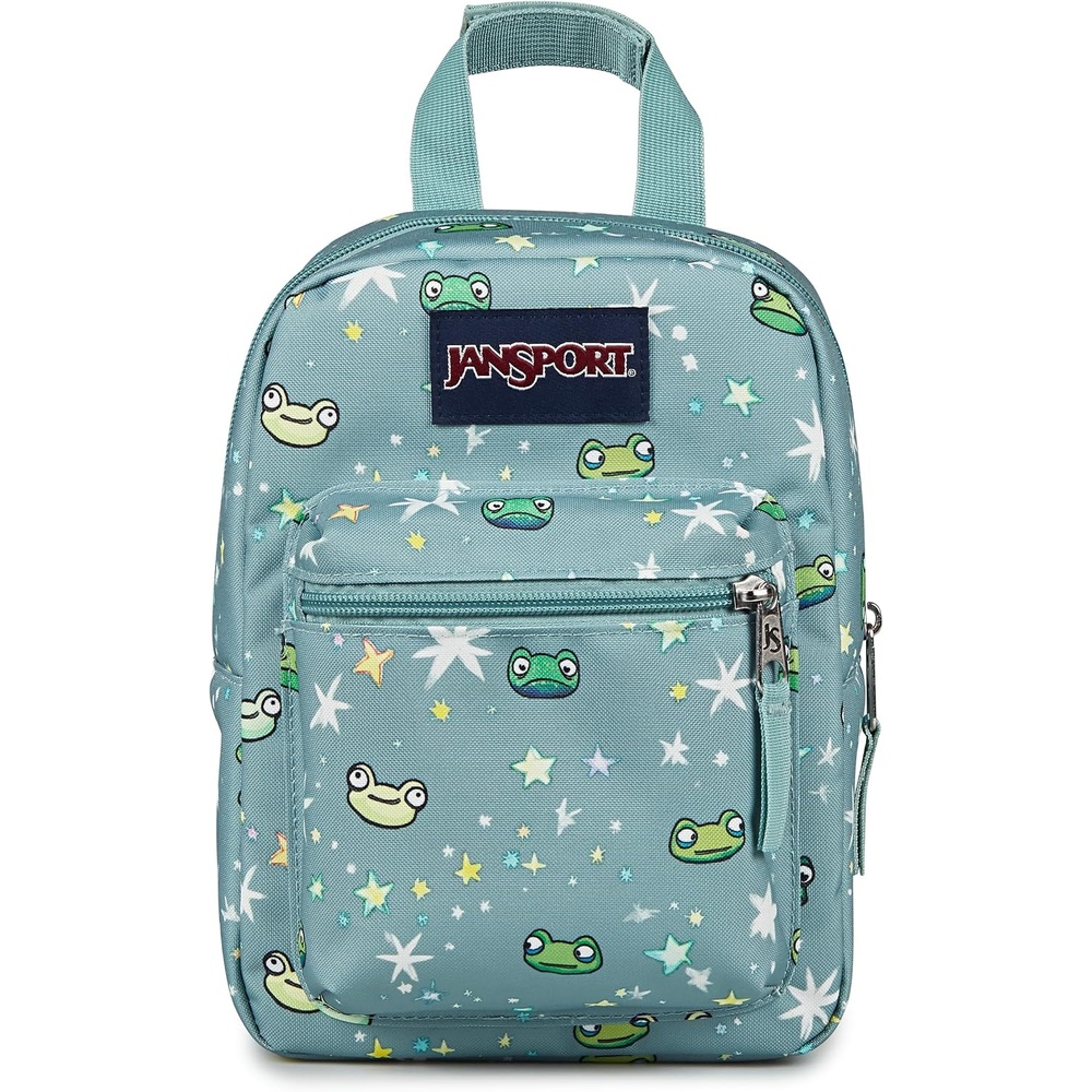 image:imageJanSport Big Break Insulated Lunch Bag Small SoftSided Cooler Ideal for Class Work or Meal Prep Pastel LilacLeapin Lillies