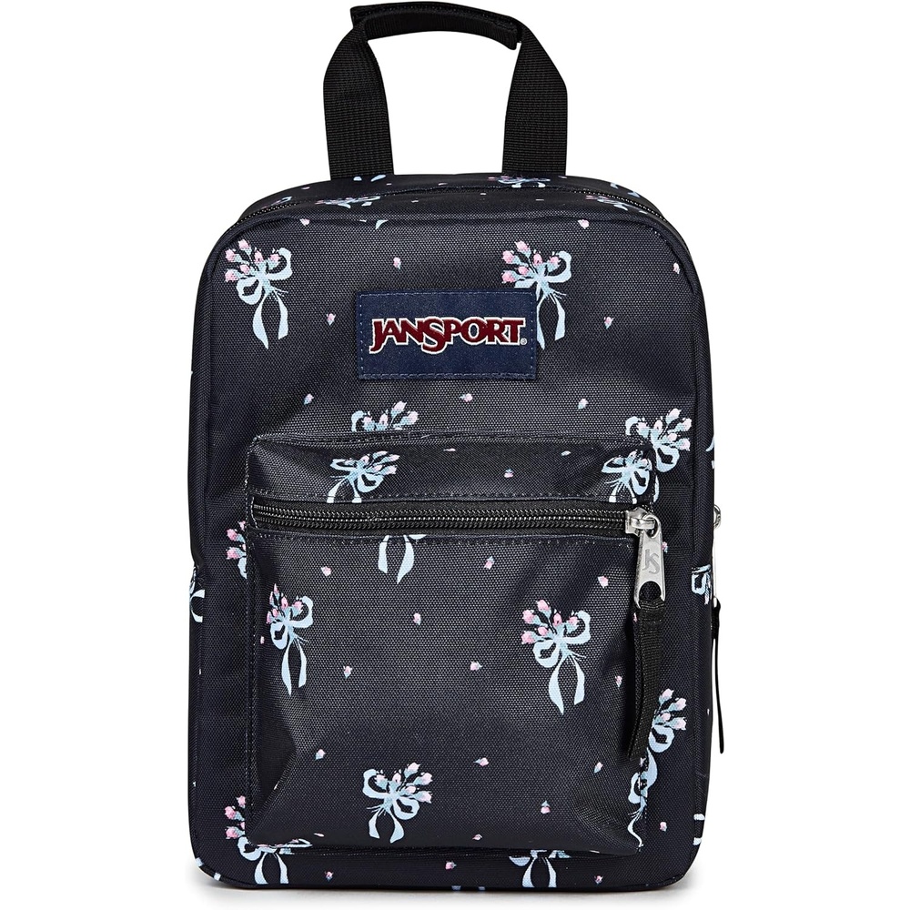 image:imageJanSport Big Break Insulated Lunch Bag Small SoftSided Cooler Ideal for Class Work or Meal Prep Pastel LilacPastel Petals BlackBluePinkGreen