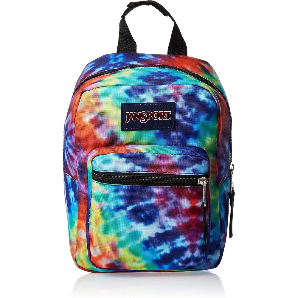 image:imageJanSport Big Break Insulated Lunch Bag Small SoftSided Cooler Ideal for Class Work or Meal Prep Pastel LilacRed Hippie Days