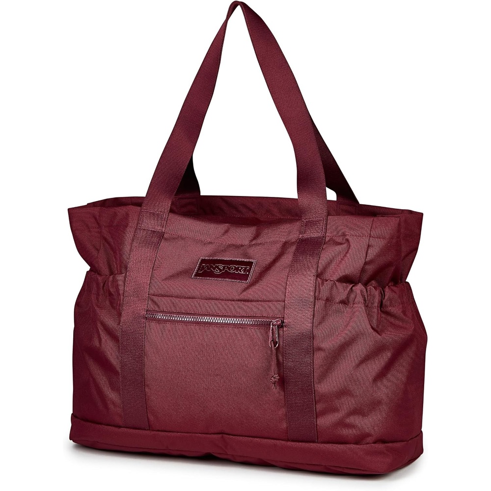 image:imageJanSport Everyday Large Tote Spacious Tote Bag with Padded 15Inch Laptop Sleeve Zippered CompartmentsCherry Lacquer