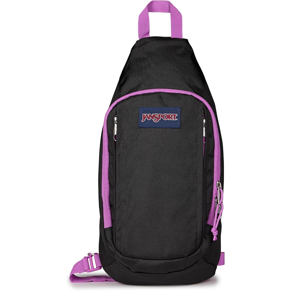 image:imageJanSport Move SlingColor Blocked BlackDigital FuchsiaD