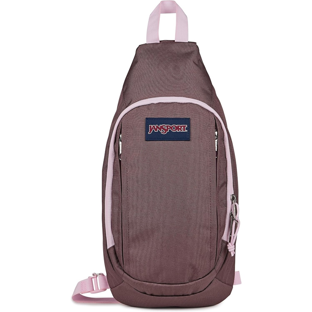 image:imageJanSport Move SlingColor Blocked Mahogany HazePink Ice