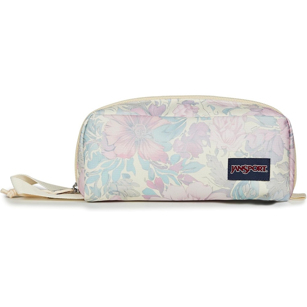 image:imageJanSport Perfect Pouch Accordion Opening Single Compartment with 3 Dividers Small Internal PocketFaded Tapestry