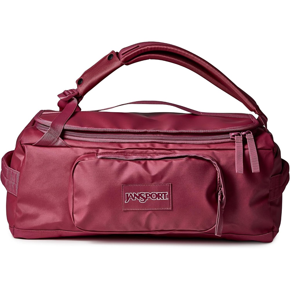 image:imageJansport Good Latitude 40L Convertible Duffel Backpack Water Resistant 16 Inch Laptop Sleeve Luggage Trolley Weekender Travel Bag Smokey GritMauve Haze