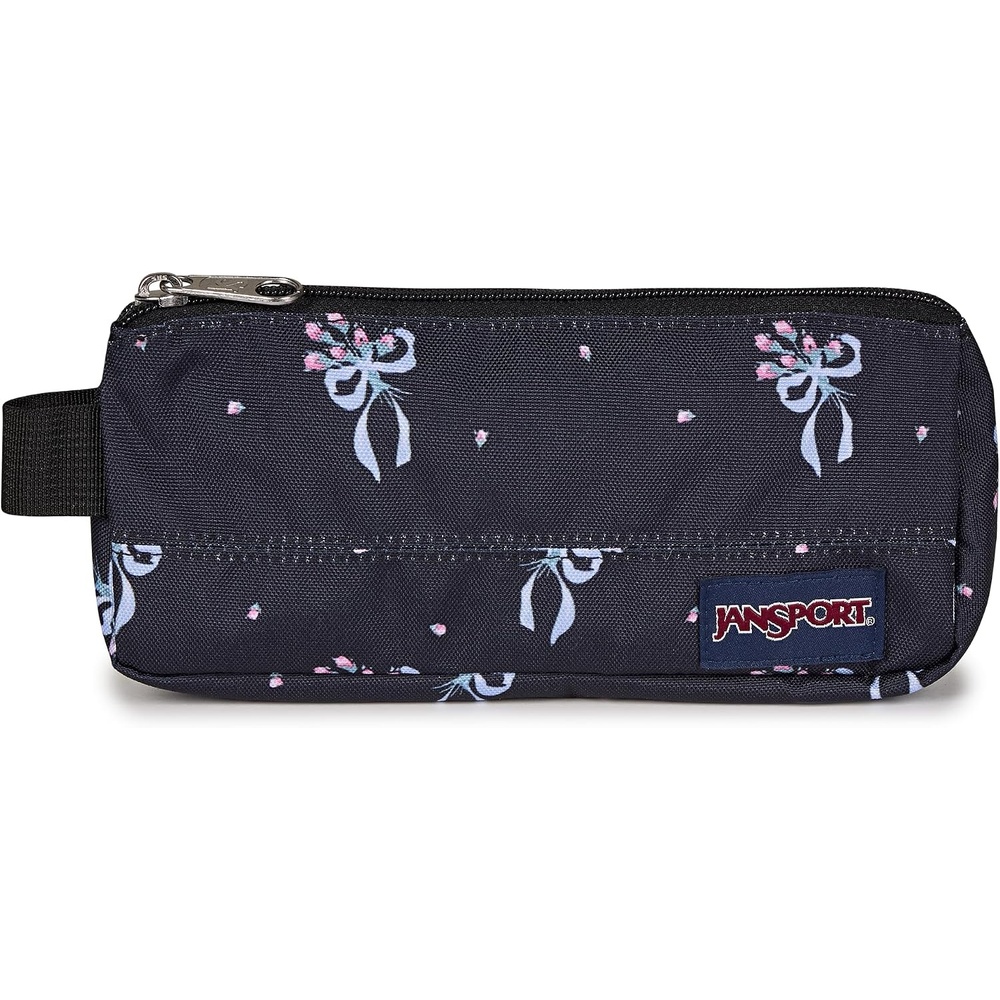 image:imageJansport JS00T49C69G Large Accessory Pouch Battery Cord Storage Blackberry MoussePastel Petals BlackBluePinkGreen
