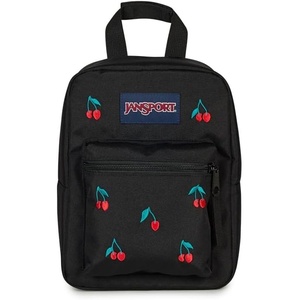 JanSport Big Break Insulated Lunch Bag – Small Soft-Sided Cooler Ideal for Class, Work, or Meal Prep, Pastel Lilac(Surreal Sensations Black)