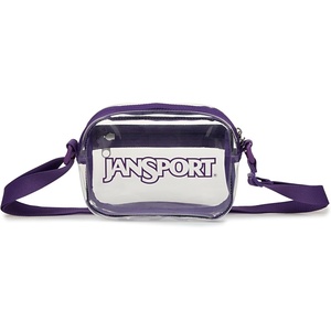 JanSport Clear Crossbody, Grape Jelly