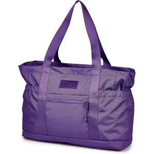 JanSport Everyday Large Tote – Spacious Tote Bag with Padded 15-Inch Laptop Sleeve, Zippered Compartments(Grape Jelly)