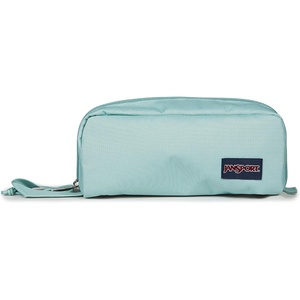 JanSport Perfect Pouch – Accordion Opening, Single Compartment with 3 Dividers, Small Internal Pocket(Faded Sage)