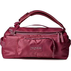 Jansport Good Latitude 40L Convertible Duffel Backpack – Water Resistant, 16 Inch Laptop Sleeve, Luggage Trolley – Weekender Travel Bag, Smokey Grit(Mauve Haze)