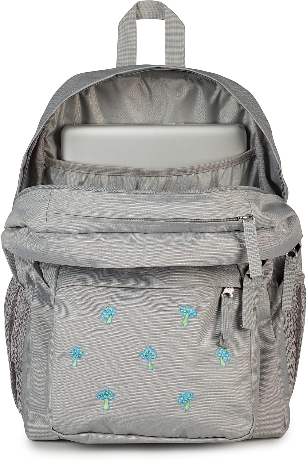 image:imageJanSport Big Plans Fx Embroidered BowsEmbroidered Shrooms Md GreyE AzulBratty